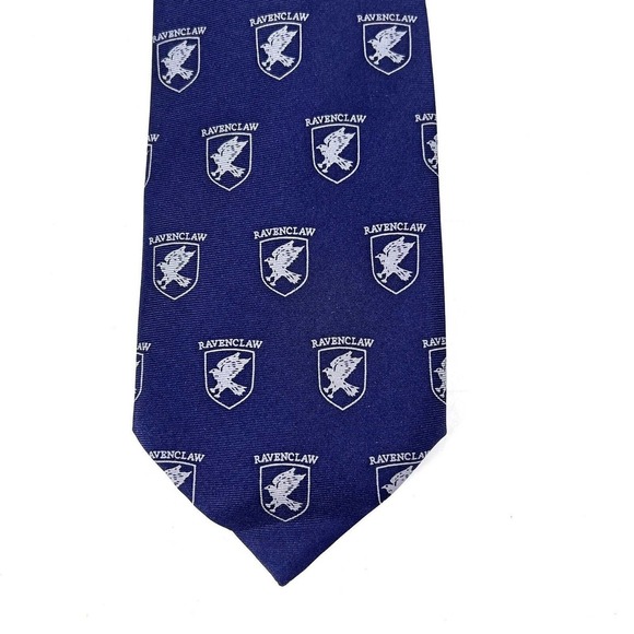 New Harry Potter Cravate Ravenclaw Crest Silk Neck Tie - Picture 2 of 8